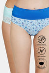 Zivame Anti-Microbial High Rise Full Coverage Tummy Tucker Hipster Panty (Pack of 2) - Multicolor — thumbnail 1